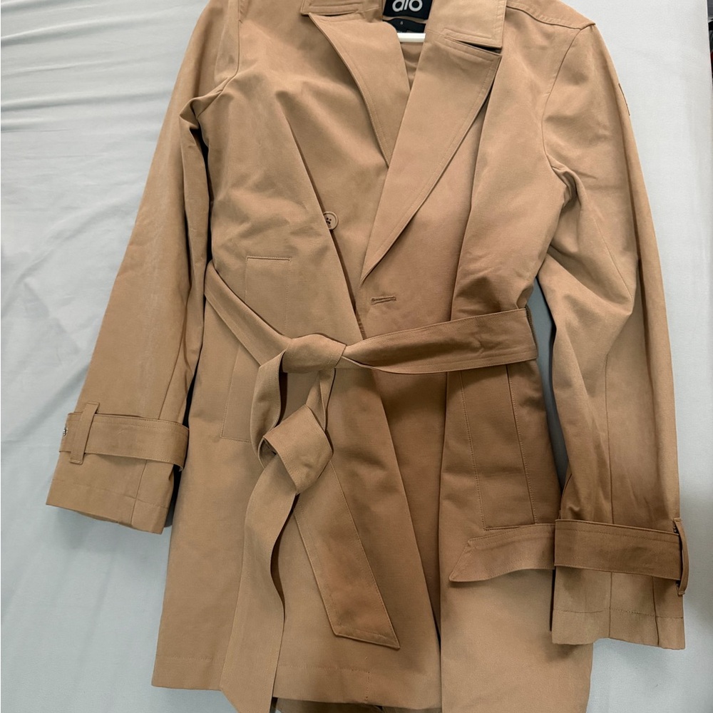 ALO Yoga Camel Trench Coat